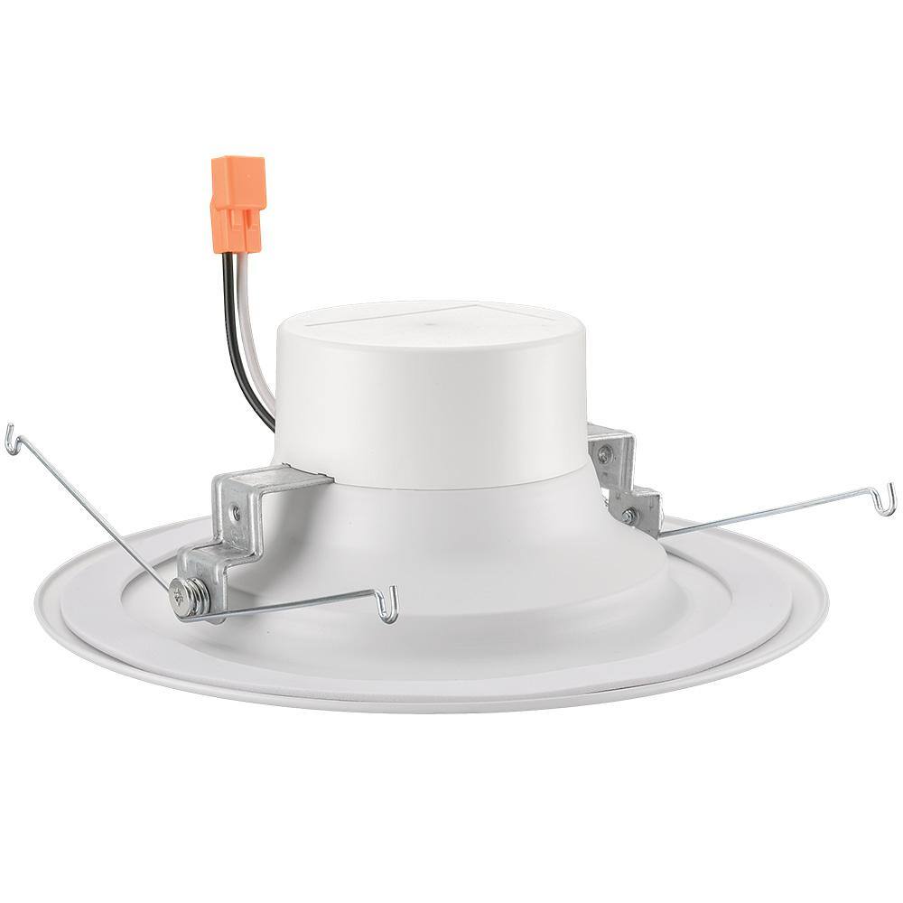 White Smart LED Recessed Light Trim with Voice Control