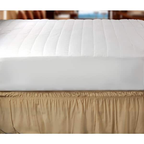 Linenspa 34 x 52 Skid Resistant Waterproof Sheet and Mattress Protector  Pad-Highly Absorbent-Machine Washable-Quilted, White