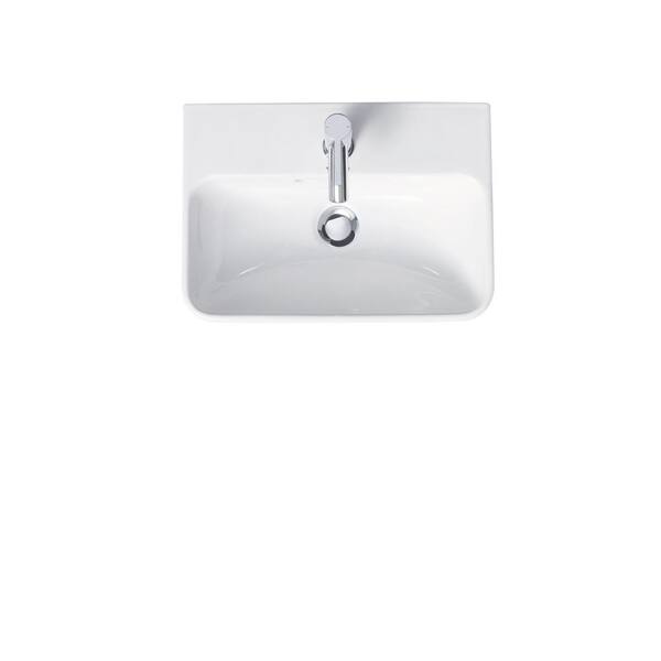 Duravit ME by Starck 17.75 in. Rectangular Bathroom Sink in White 