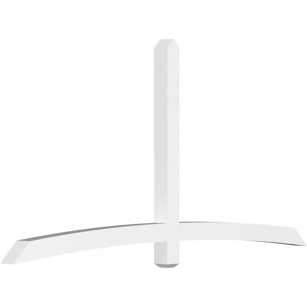 96 in. W x 48 in. H x 4 in. D x 4 in. F, 12/12 Pitch, Bellingham Signature Urethane Gable Bracket, Primed Tan price history on PriceWatchPro