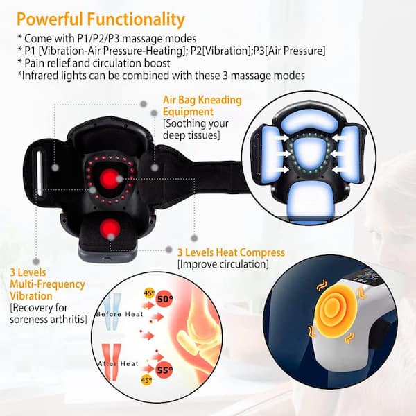 Handheld Back Massager 2600 mah with Heat for Muscles, Back, Foot