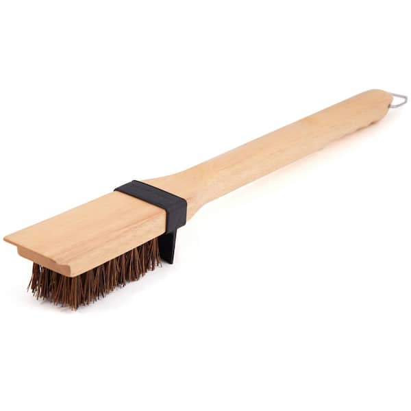 Heavy-Duty Palmyra Bristle Grill Brush