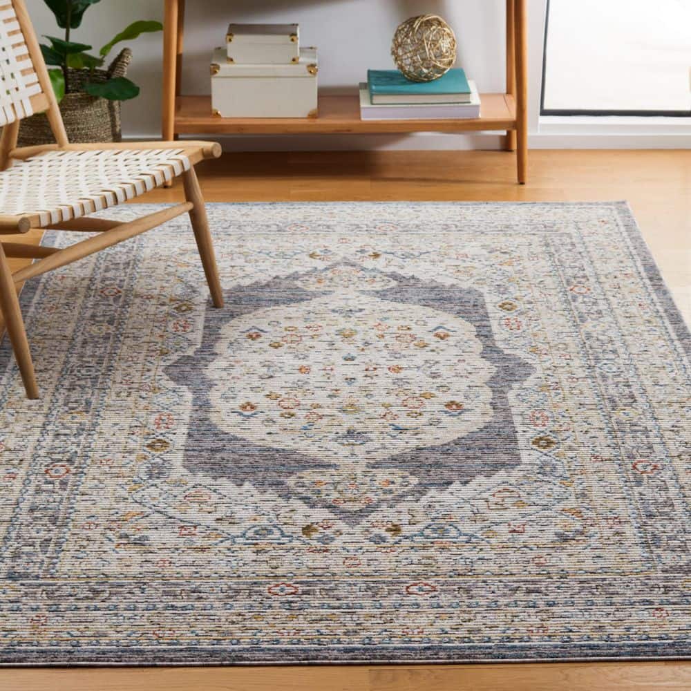Sierra 9 ft. x 12 ft. Ivory/Gray Ornate Border Oriental Area Rug price history on PriceWatchPro