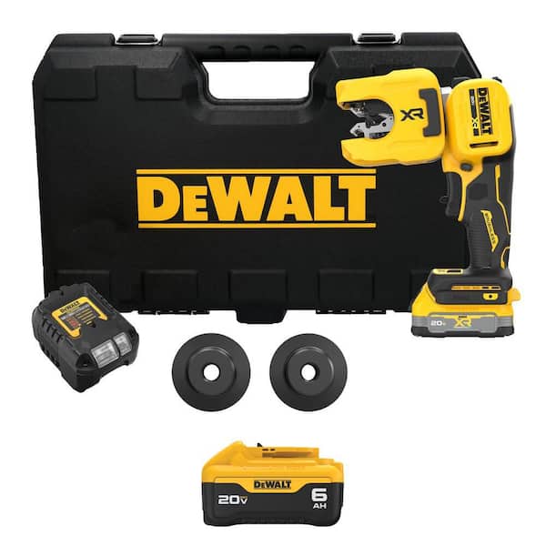 20V MAX XR Lithium-Ion 1/4 to 1-1/4 in. Copper Tubing Cutter Kit w/ 6 Ah & 1.7 Ah Batteries, Charger & 2-Cutting Wheels