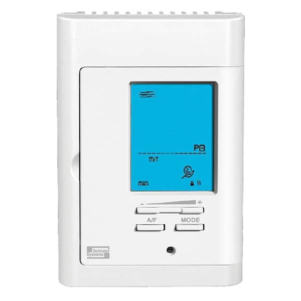 Schluter Systems Ditra-Heat Bright White Programmable Thermostat