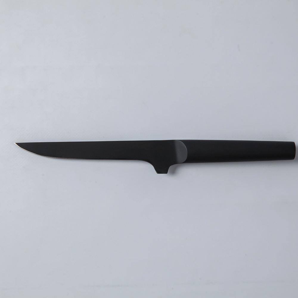 Ron 6" Black Stainless Steel Full Tang Boning Knife