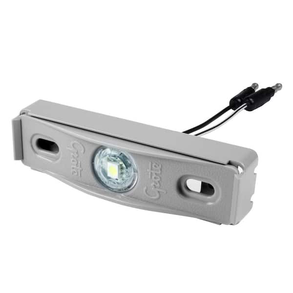 Grote MicroNova Multi-Volt Dot LED License Light-Gray, Kit (60661 + 43780)