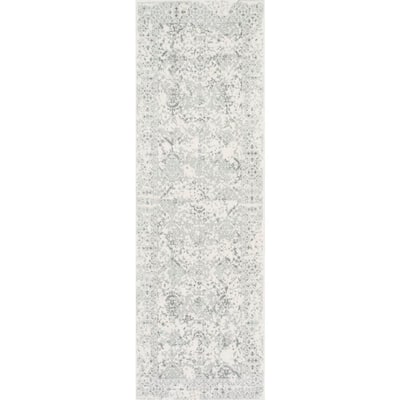 Odell Distressed Persian Ivory 3 ft. x 10 ft. Runner