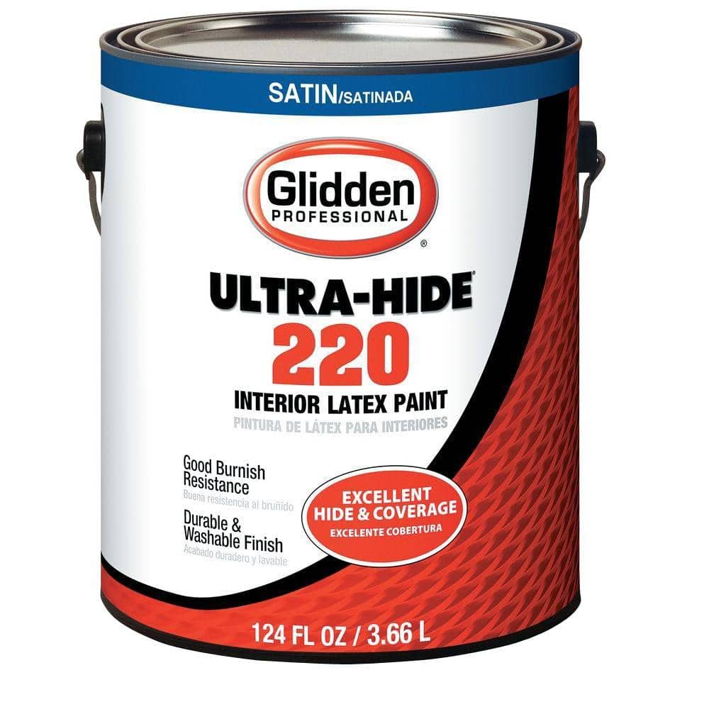 Glidden Professional 1 gal. Ultra-Hide 220 Base 2 Satin Interior Paint ...