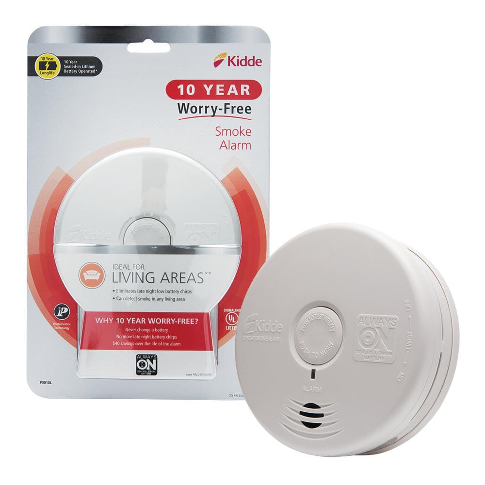Kidde Photoelectric Smoke Alarm 10 Year Battery P3010l C2 for sale online