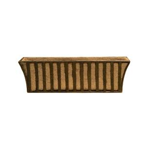 Solera 9 in. x 30 in. Metal Window Box with Coco Liner