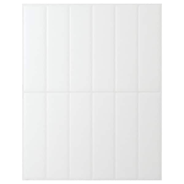 smart tiles Morocco Casablanca White 11.43 in. x 9 in. Vinyl Peel and Stick Tile (2.84 sq. ft./ 4-Pack)