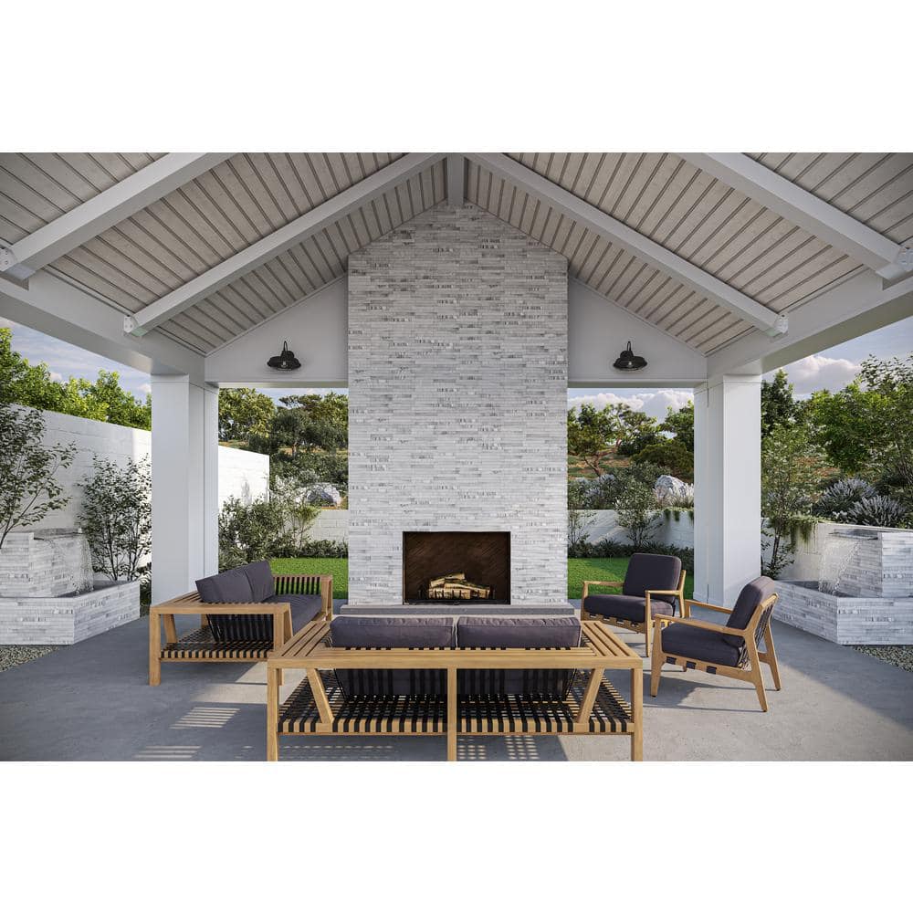 Lunar Gray 6x22 Honed Marble Wall Tile
