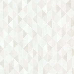Ethan Pearl Triangle Paper Strippable Roll Wallpaper (Covers 56.4 sq. ft.)