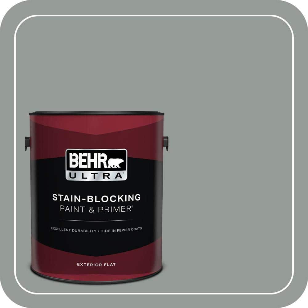 1 gal. #BXC-66 Dusk Blue Flat Exterior Paint & Primer price history on PriceWatchPro