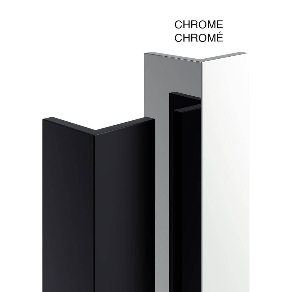 36'' Chrome Frameless Glass Shower Door