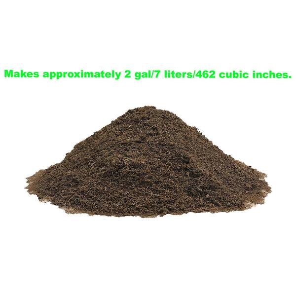 Viagrow 1.4 lbs./650 g Premium Soilless Grow Media Coconut Coir Brick