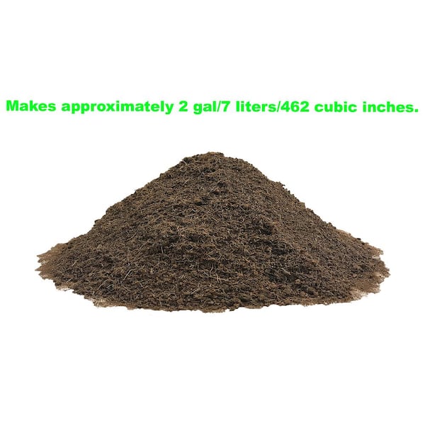 Viagrow 1.4 lbs./650g Premium Coco Coir, Soilless Grow Media