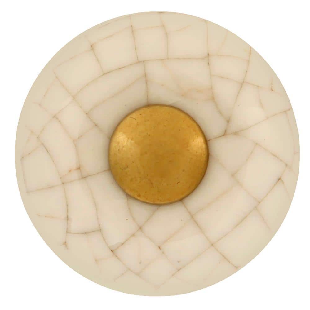 Vintage Brown Crackle Ceramic Mushroom Cabinet Knob