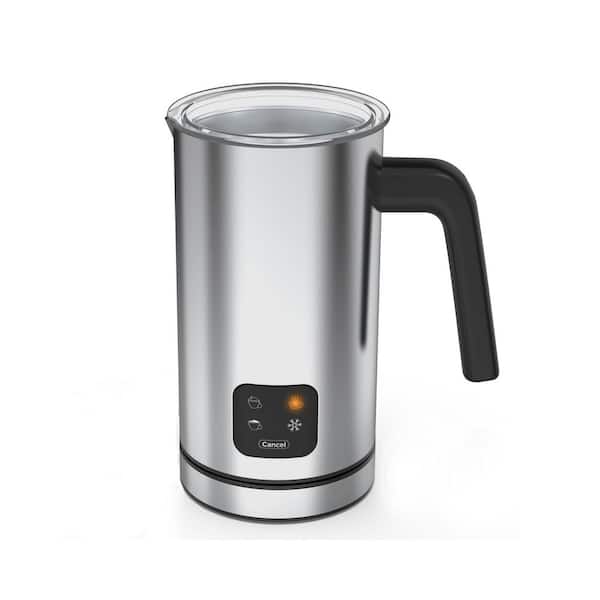 4-in-1 Electric Milk Frother Warm and Cold Steamer Automatic Stainless Steel Touch for Coffee Latte Cappuccino