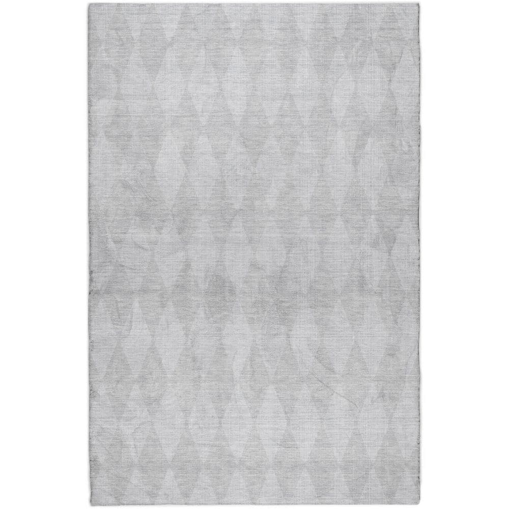 Dream Shag Premium Machine Washable Abstract ADS578 Pewter 8 ft. x 10 ft. Area Rug price history on PriceWatchPro