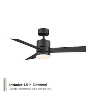 Axis 44 in. Smart Indoor/Outdoor 3-Blade Ceiling Fan Matte Black with 3000K LED and Remote Control