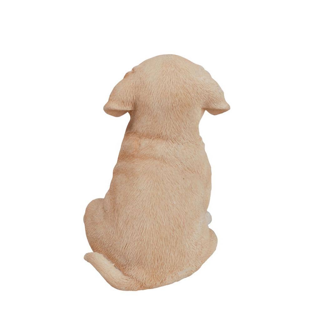 Yellow Labrador Puppy Polyresin Indoor/Outdoor Statue