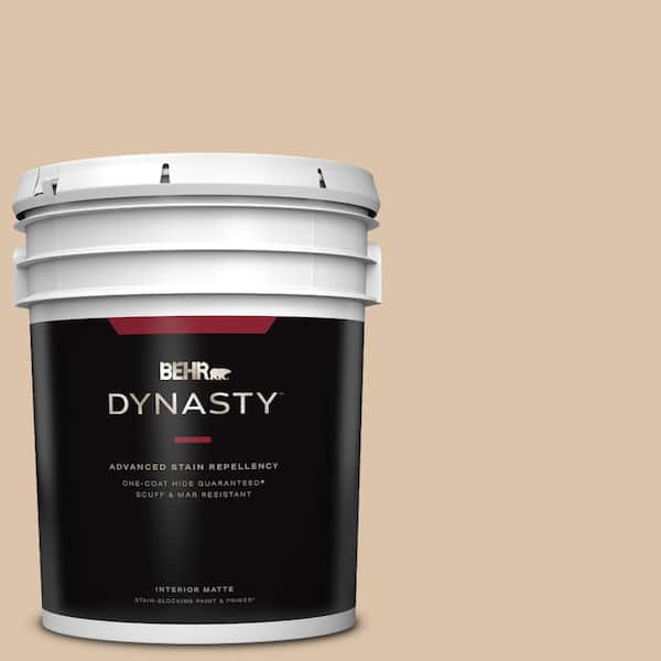 BEHR DYNASTY 5 gal. #PPU4-08 Plateau One-Coat Hide Matte Interior Stain-Blocking Paint & Primer