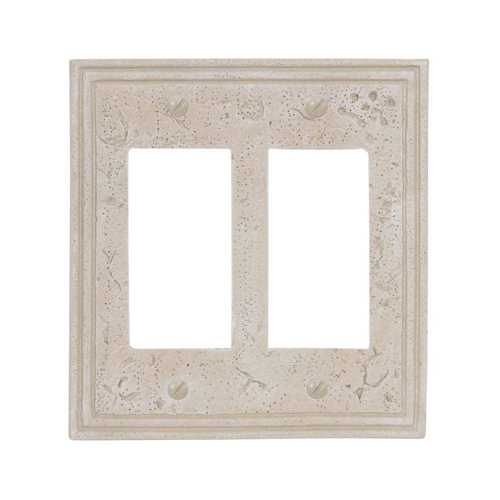 Amerelle Textured Faux Stone Rocker Cover 