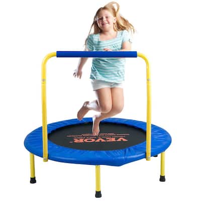 Pure Fun 15 ft. Supa-Bounce Trampoline Set with Ladder 9415TSL - The Home  Depot