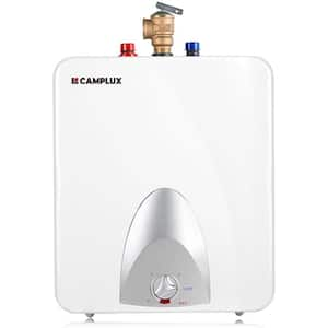 6 Gal. Compact Point of Use Mini Tank Medium Electric Water Heater Element with 2 Years Warranty