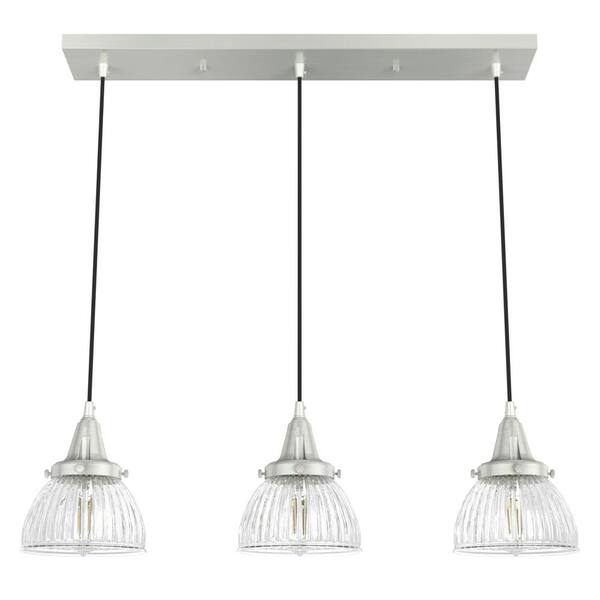 Light Brushed Nickel Island Chandelier 