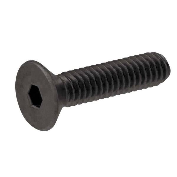 Everbilt 1 4 In 20 X 3 4 In Hex Flat Head Plain Socket Cap Screw 2 