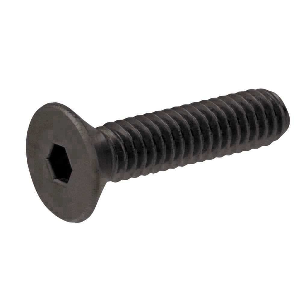 Qty 12 1/4-20x1-3/4 Powder Coated Flat Black Stainless Steel Button Head Bolts 