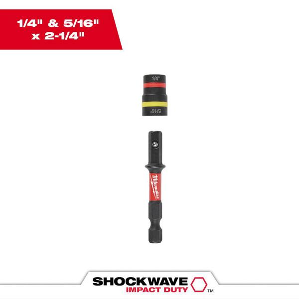 MILWAUKEE Shockwave Impact Duty 1/2" Drive Impact Adapter (49-66-6706) - Forged Steel