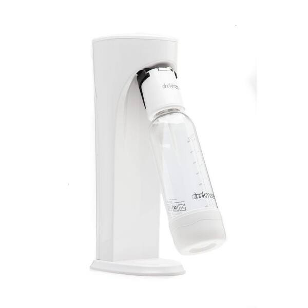 DrinkMate Classic White Sparkling Water, Soda Maker CO2 Bundle, 4