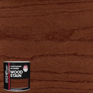 8 oz. #TIS-508 Red Mahogany Transparent Oil-Based Penetrating Interior Wood Stain