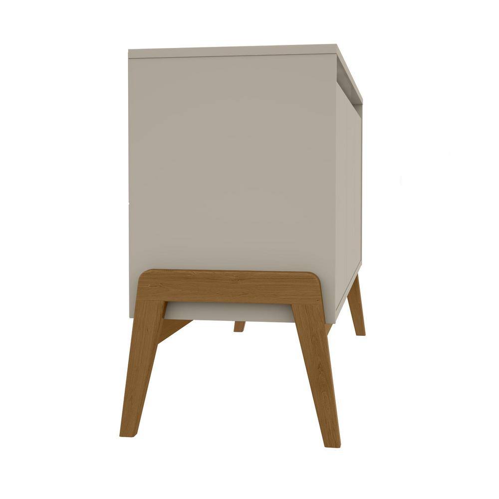 Gales 48.5 Inch Greige and Eucalyptus Mid-Century Modern Sideboard