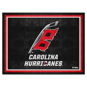 Carolina Hurricanes 8ft. x 10 ft. Plush Area Rug Black