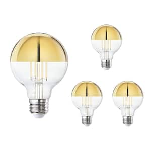 40-Watt Equivalent G25 Dimmable Medium Screw LED Light Bulb Warm White Light 2700K (4-Pack)