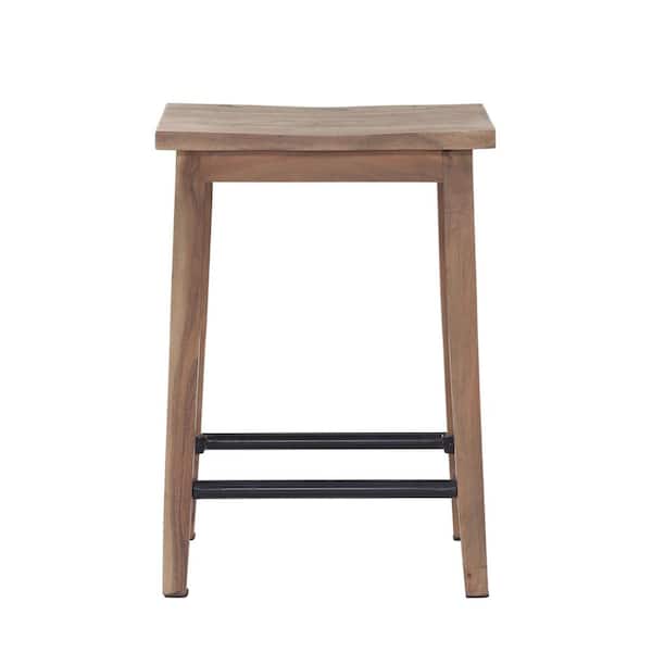 Steve Silver Tahoe 24 in. Natural Backless Counter Stool