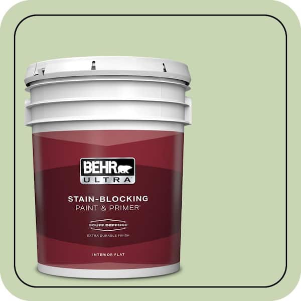BEHR ULTRA 5 gal. #M370-3 Spice Garden Extra Durable Flat Interior Paint & Primer