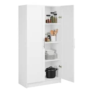Prepac Elite Premium Home 16 in. D x 32 in. W x 72 in. H White