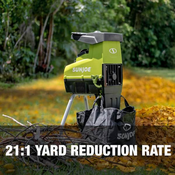 Landworks Heavy Duty Electric Leaf Mulcher 15-Amp 1-in Electric