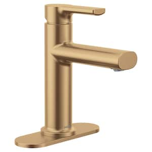 Meena Single Hole Single Handle Bathroom Faucet in Bronzed Gold