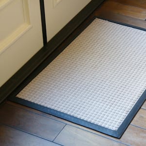 Nottingham Charcoal 16 in. x 24 in. Rubber Backed Carpet Mat