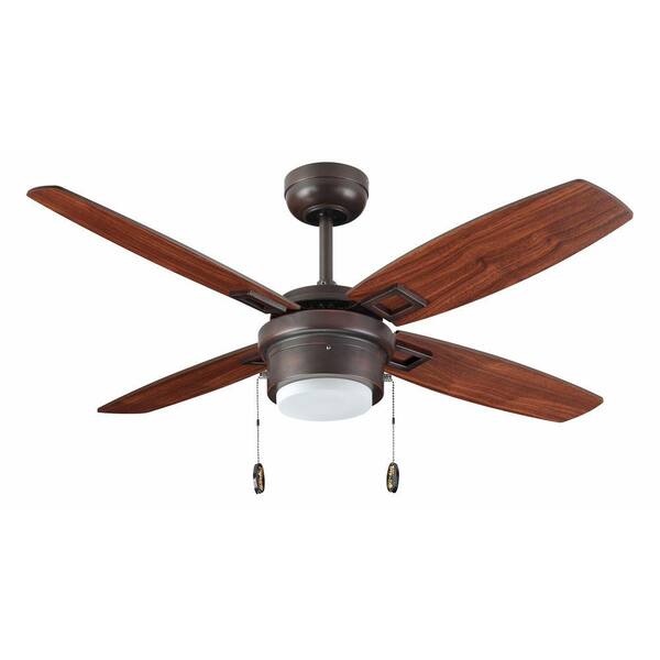 TroposAir Sprite 42 in. Oil Rubbed Bronze Ceiling Fan with Light