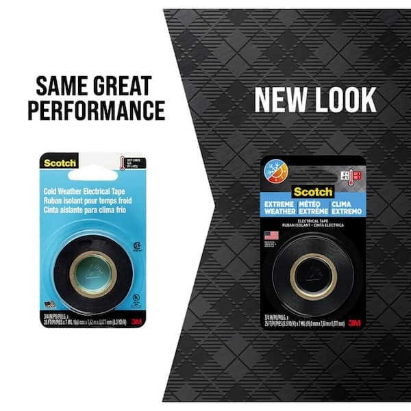 3/4 in. x 25 ft. Extreme Weather Electrical Tape - Black