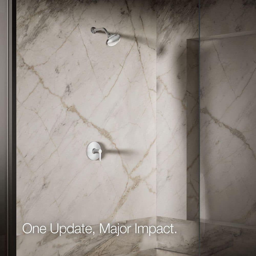 Polished Chrome Single-Function Rain Showerhead