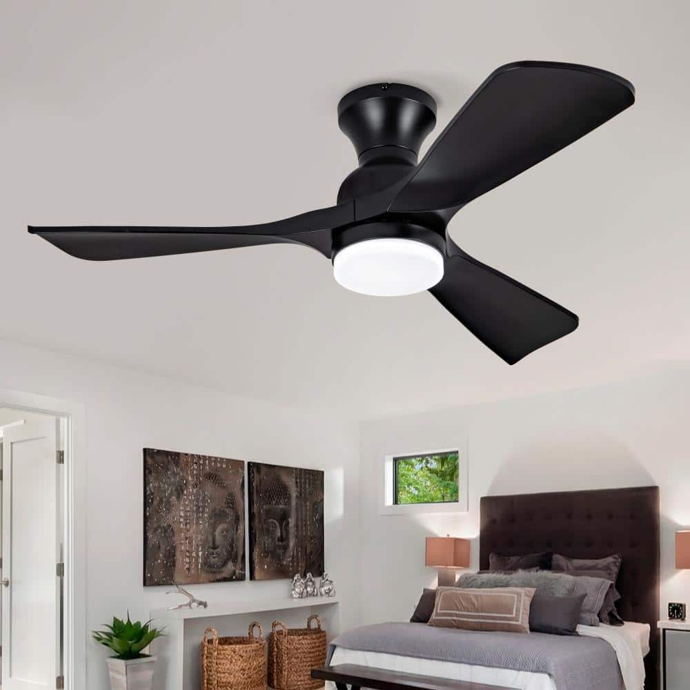 42 in. Black Reversible Quiet DC Motor Downrod Mount Standard Fan with Remote Control Dimmable 6 Wind Speed price history on PriceWatchPro